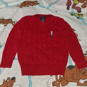 Ralph Lauren Polo Bear Red Sweater